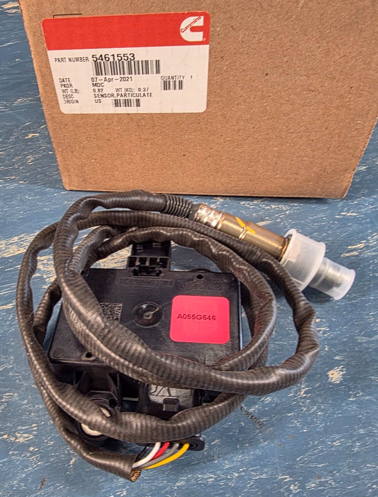 New Genuine OEM Cummins Exhaust Particulate Matter PM Sensor 5461553