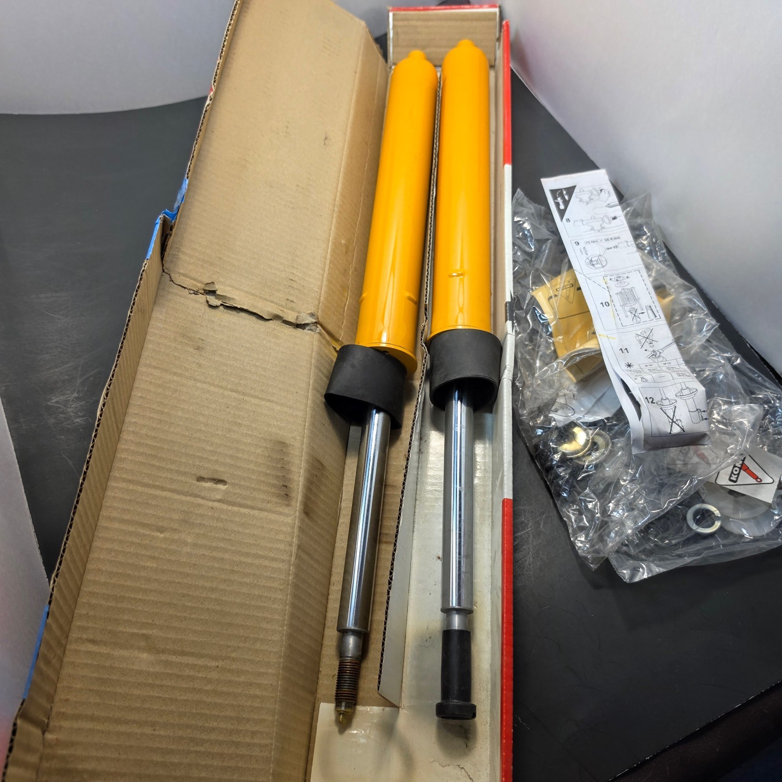 Porsche 944 944T 968 Koni Sport Adj 8641 1414sport Replacement Struts Pair NOS