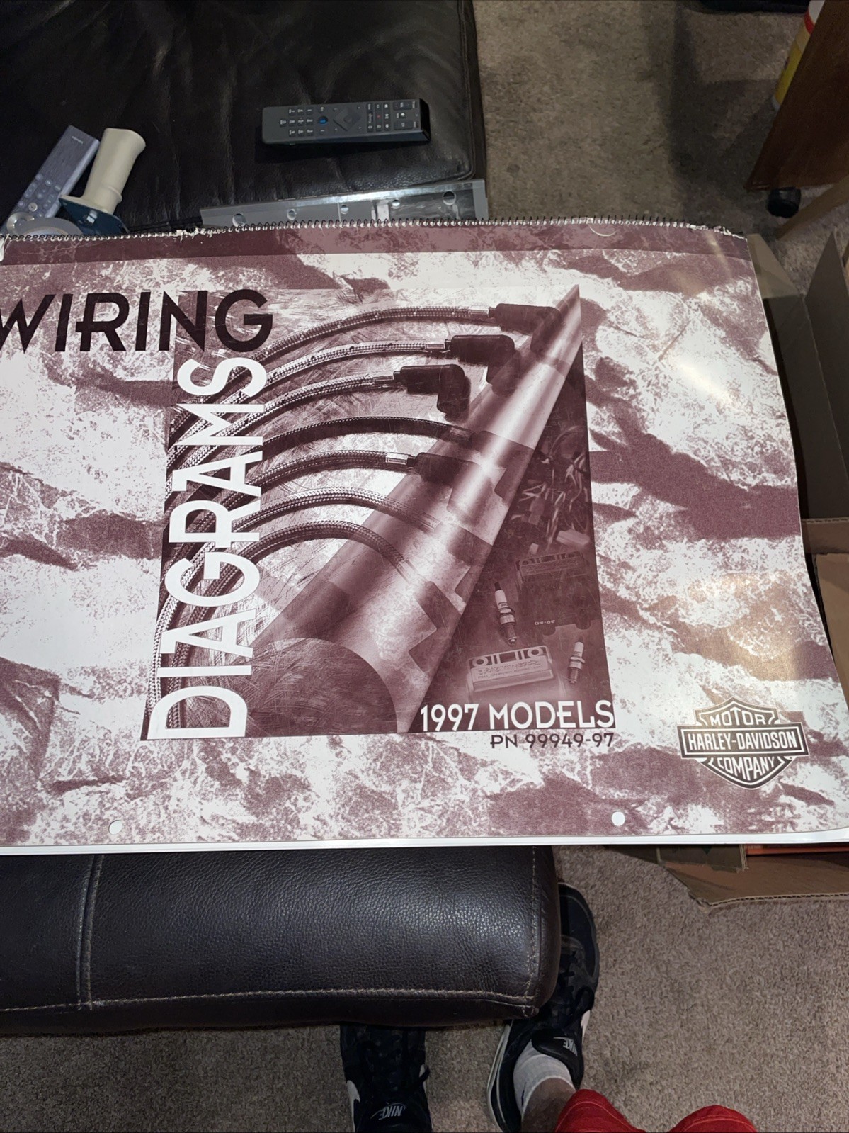 1997 Harley Davidson Official Factory 1997 Models Wiring Diagrams 99949-97