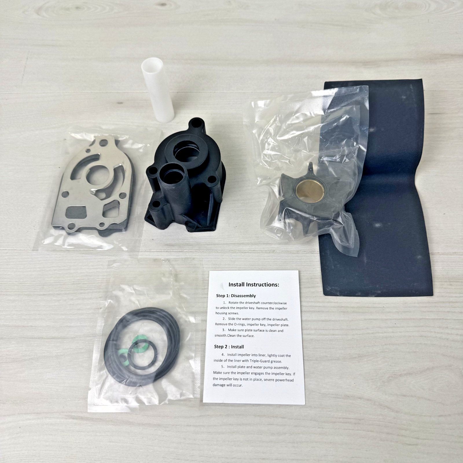 Water Pump Impeller Kit for Mercury 75 80 90 115 140 150 HP 46-73804A3 18-3314