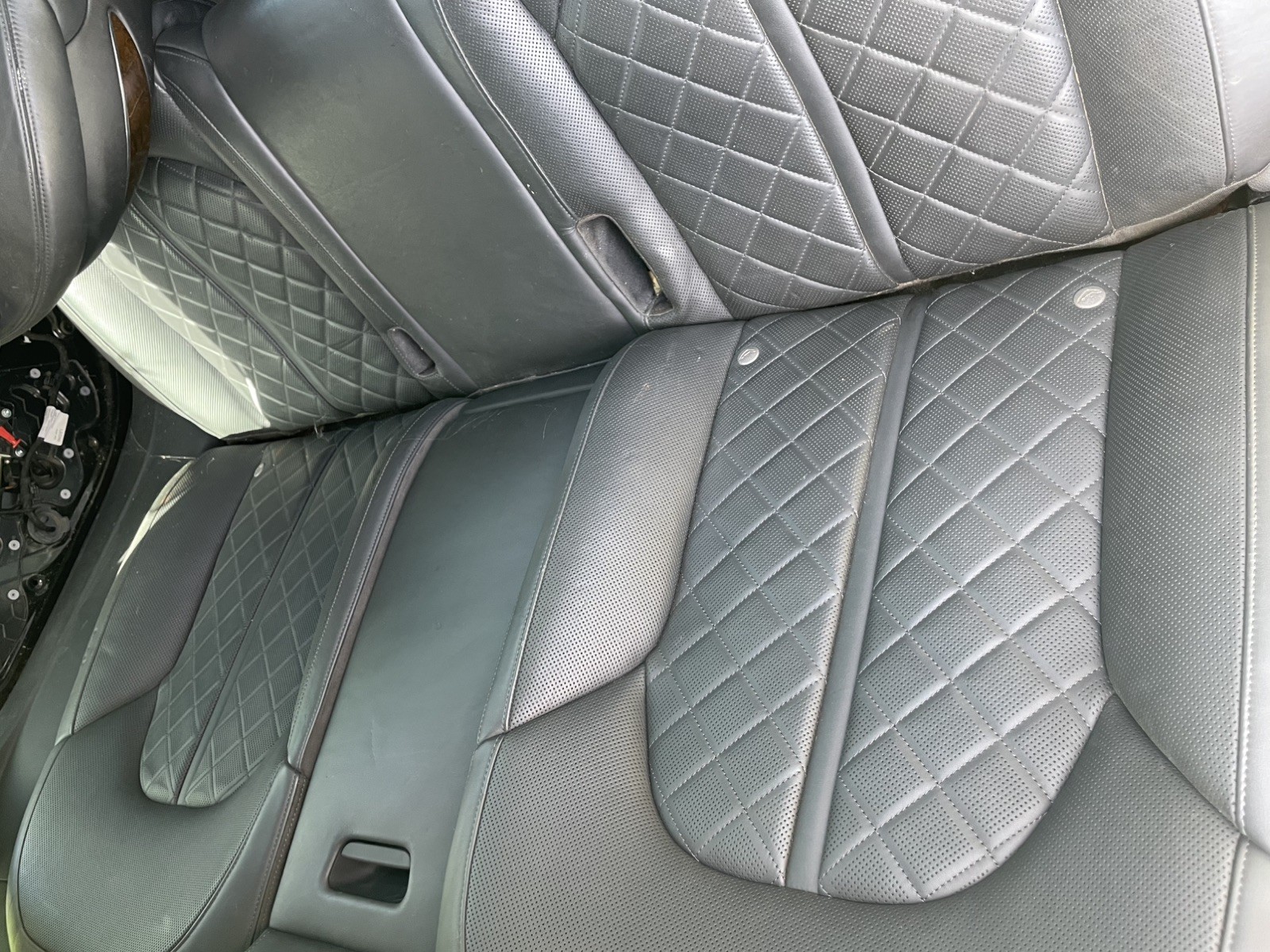 LEATHER Diamond SEAT SEATS SET BLACK 74K 11-17 AUDI A8 S8 4.0T D4 LEATHER Diamond SEAT SEATS SET BLACK 74K 11-17 AUDI A8 S8 4.0T D4