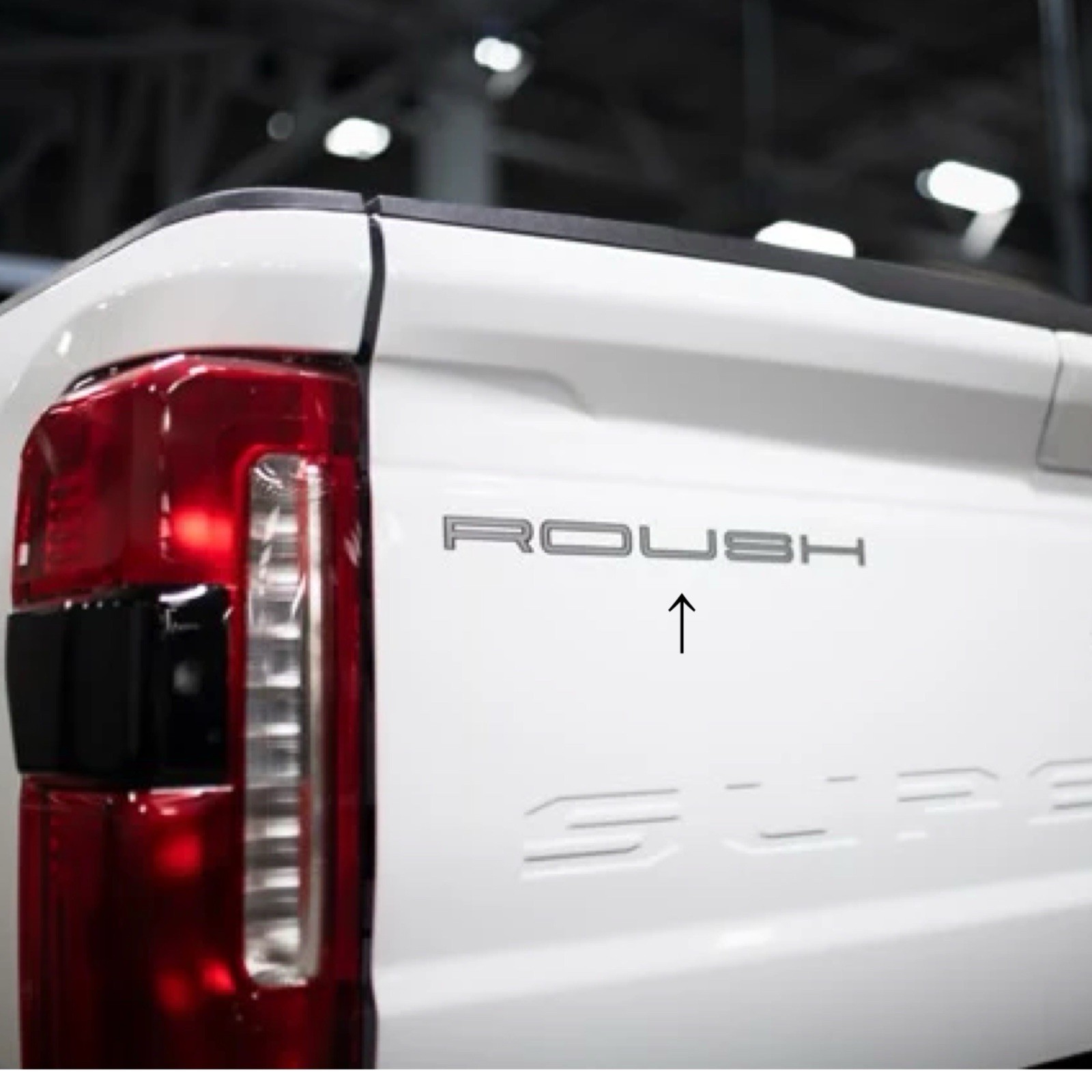 OEM Roush Outline Tailgate Window Decal OEM 1PC New Fits All Trucks Vinyl Oracle