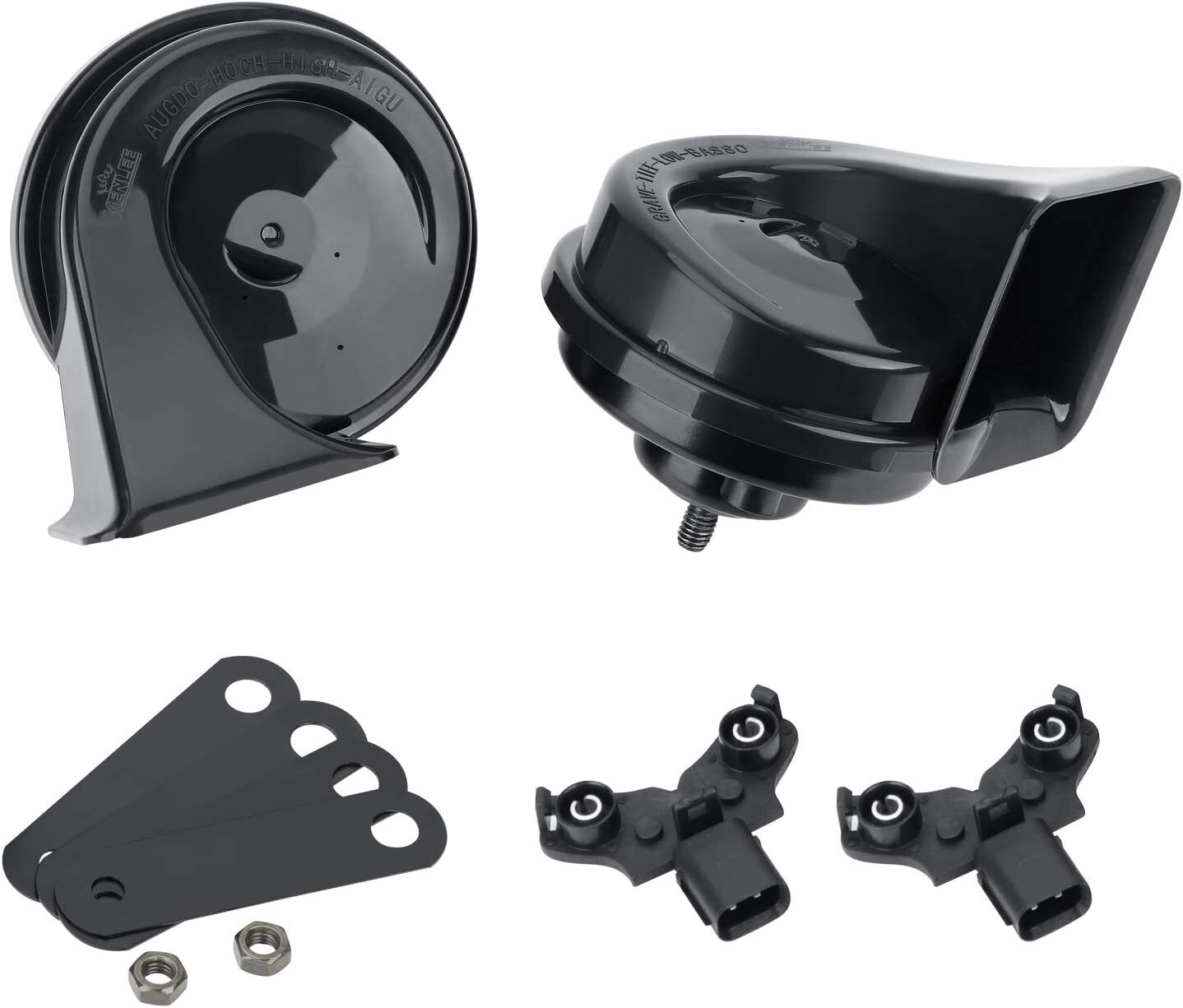 2PC 118db 12v Eletric Horn fit Honda HRV CRV Passport Pilot Accord Civic Clarity