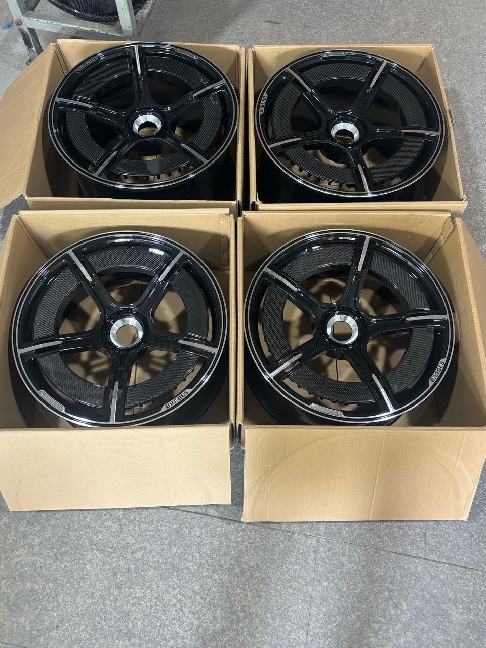 Brabus Rocket style wheels set 20 21 centerlock Porsche 992 Turbo S (1pc price)
