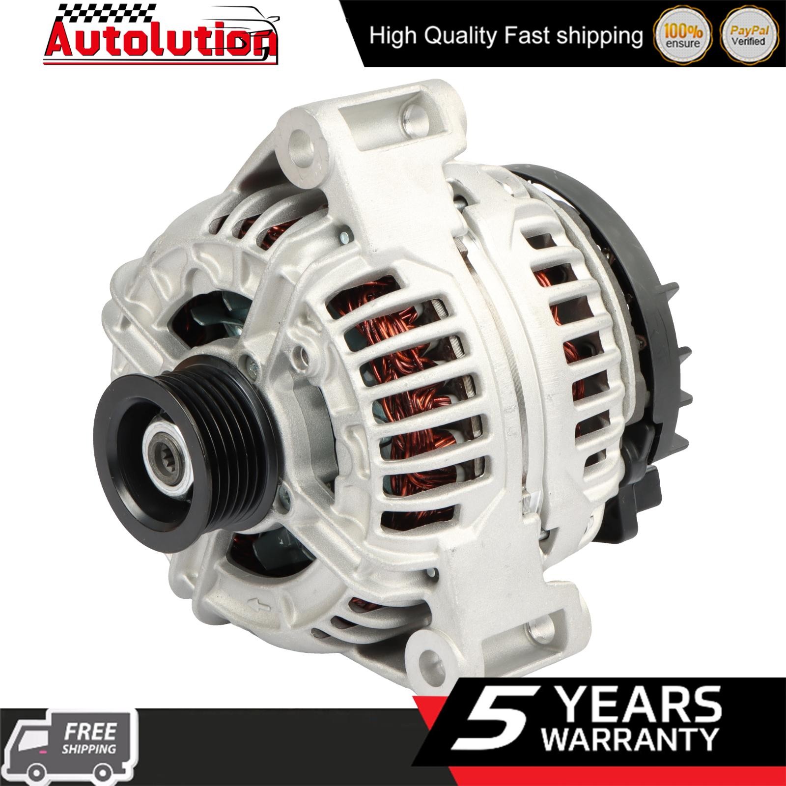 13884 Alternator For 2001-05 Mercedes-Benz C240 2004-08 Chrysler Crossfire 120A