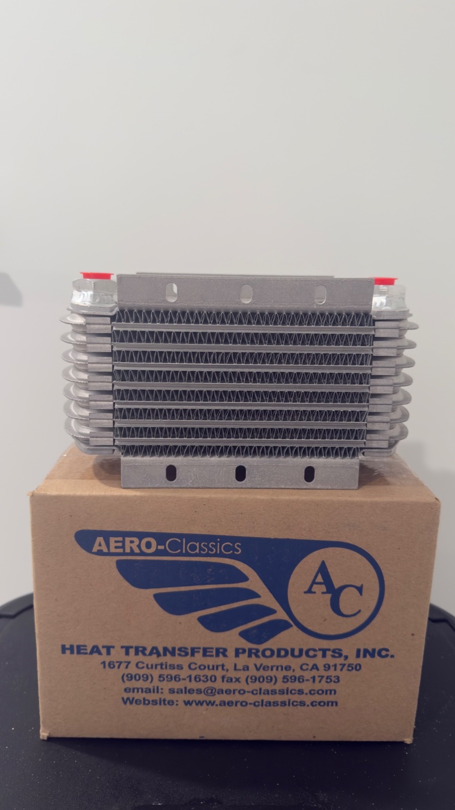 Oil Cooler Made by Aero Classics in New Condition P/N 8000075 qty 5 Available