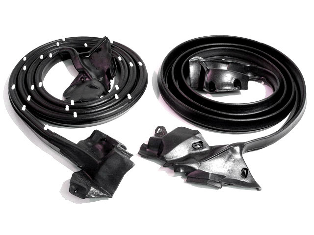 1973-1977 Oldsmobile Cutlass & Supreme 2 dr new door weatherstrip seals, pair