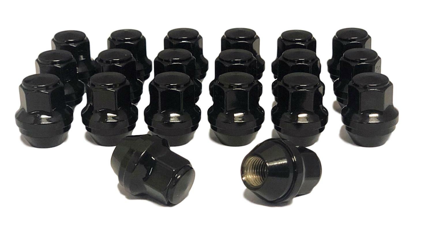 2015-2025 14x1.5 Black OEM Factory Style Lug Nuts for Ford Mustang Stock Wheels 2015-2025 14x1.5 Black OEM Factory Style Lug Nuts for Ford Mustang Stock Wheels