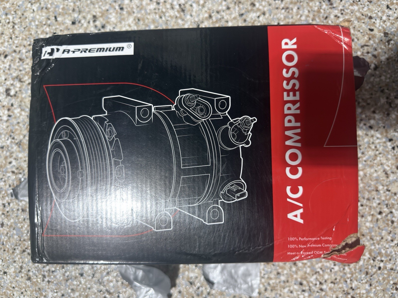 A-Premium A/C Compressor with Clutch for Toyota Camry 2007-2009 RAV4 2006-2008
