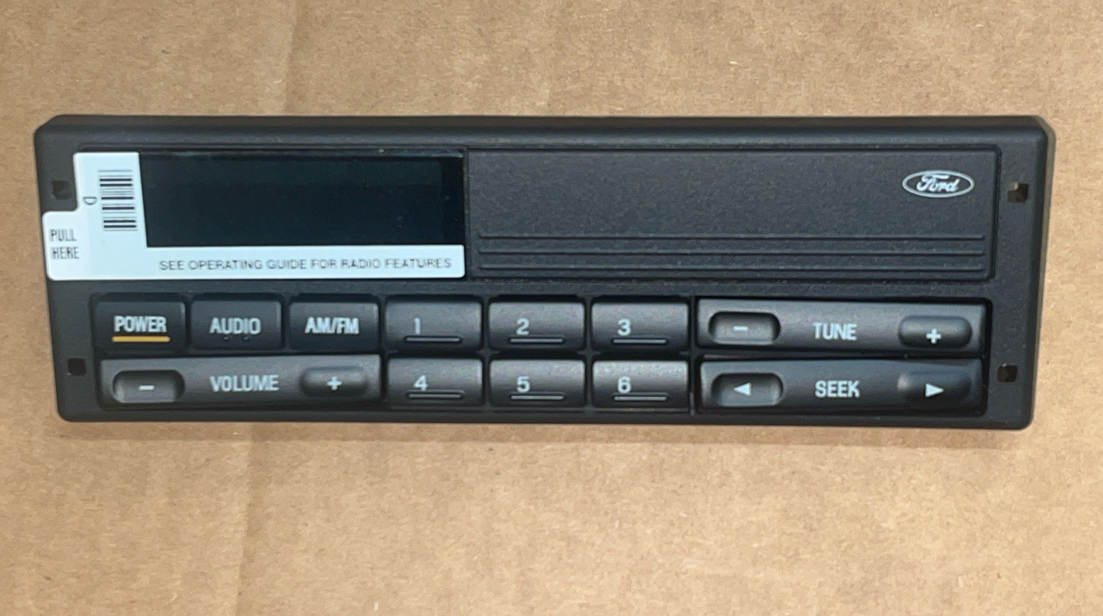 NEW 1990's Ford AM/FM Radio FacePlate Taurus Sable E150 MUSTANG F150 RANGER Car