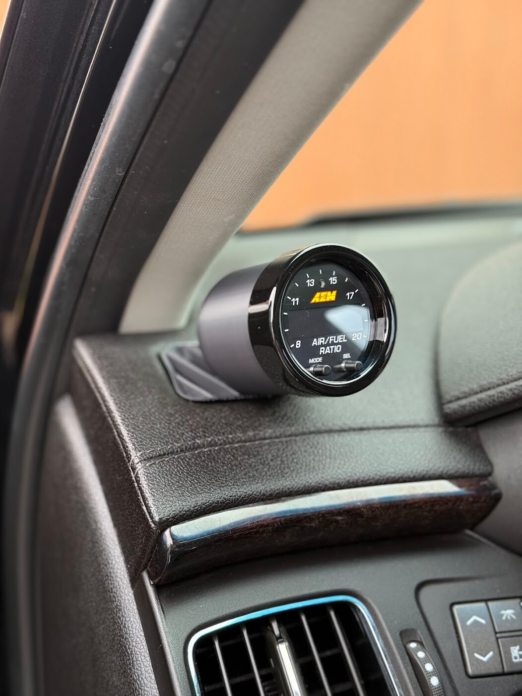 2009-2015 Cadillac CTS-V Defrost Vent Gauge Pod - Single 2009-2015 Cadillac CTS-V Defrost Vent Gauge Pod - Single