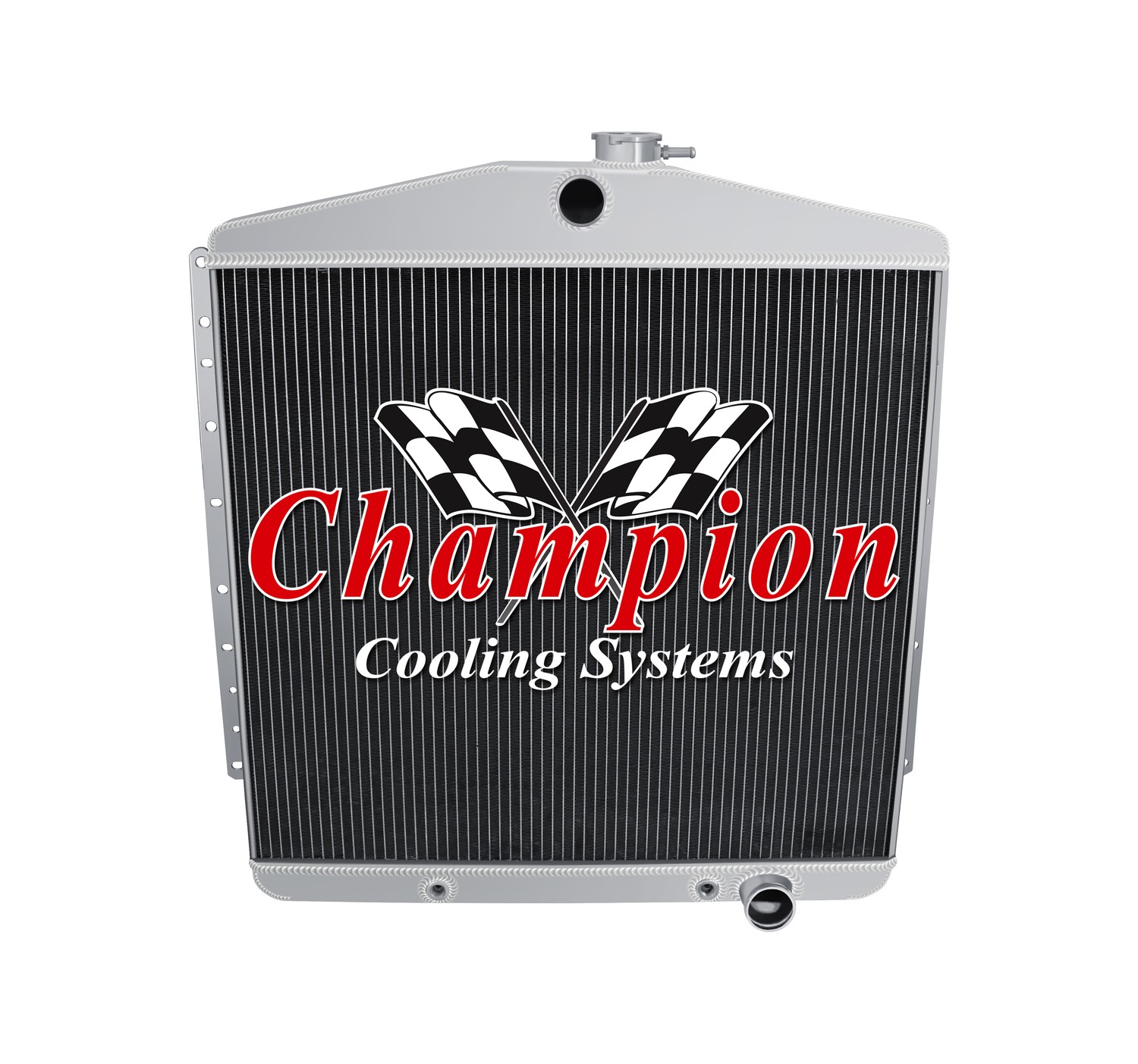 SR Champion 3 Row Radiator for 1954 - 1956 Oldsmobile 88 Chevy Conversion