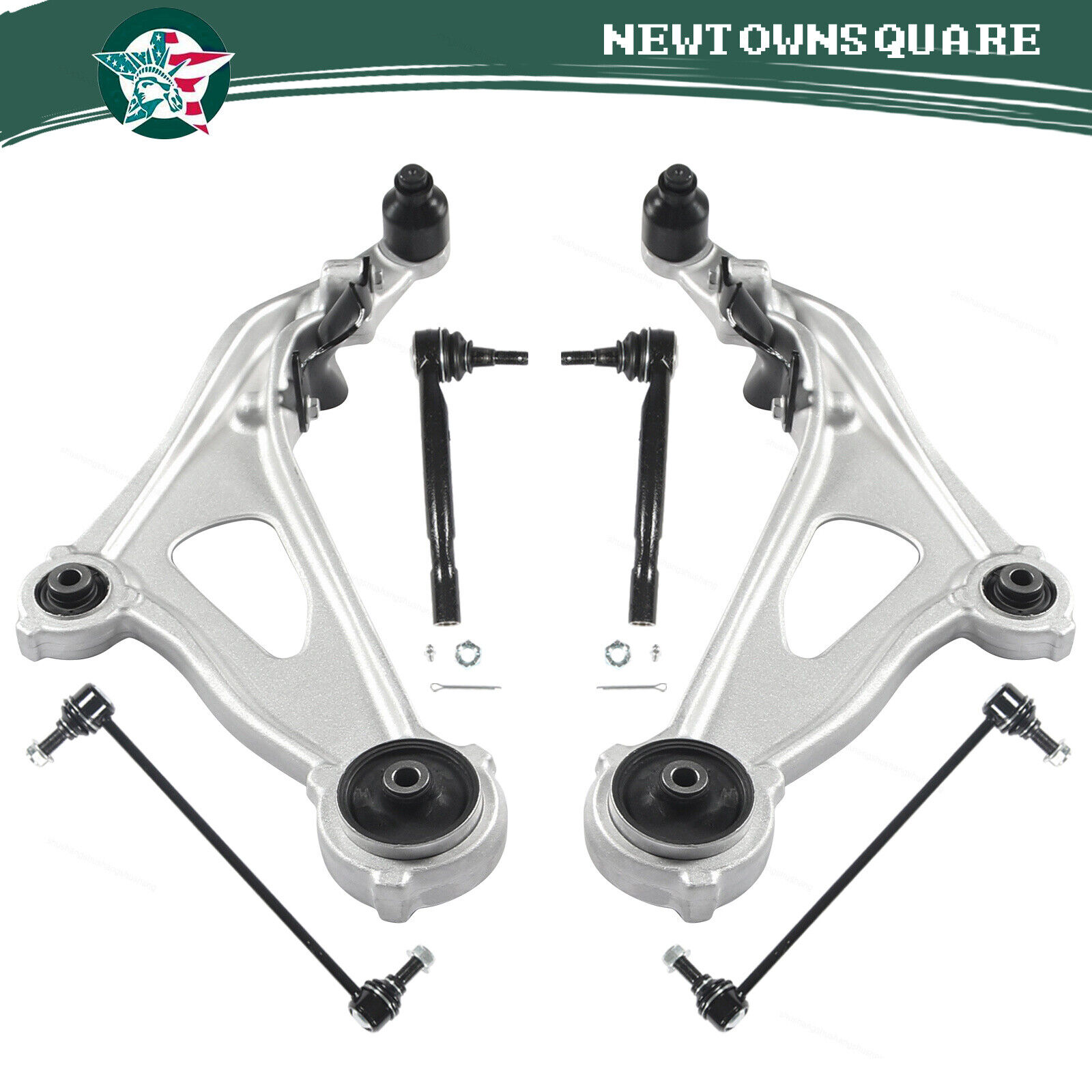 6Pcs Front Lower Control Arms Kit Fit for 2013-2019 Nissan Pathfinder QX60