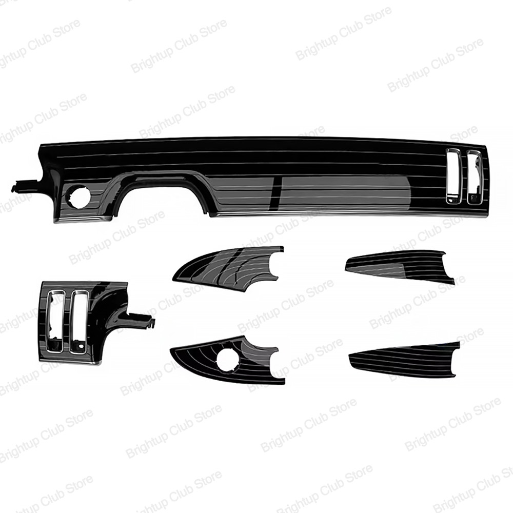 6PCS Piano Black Panel Interior Upgrade Trim Kit For Benz S-Class W223 Maybach 6PCS Piano Black Panel Interior Upgrade Trim Kit For Benz S-Class W223 Maybach