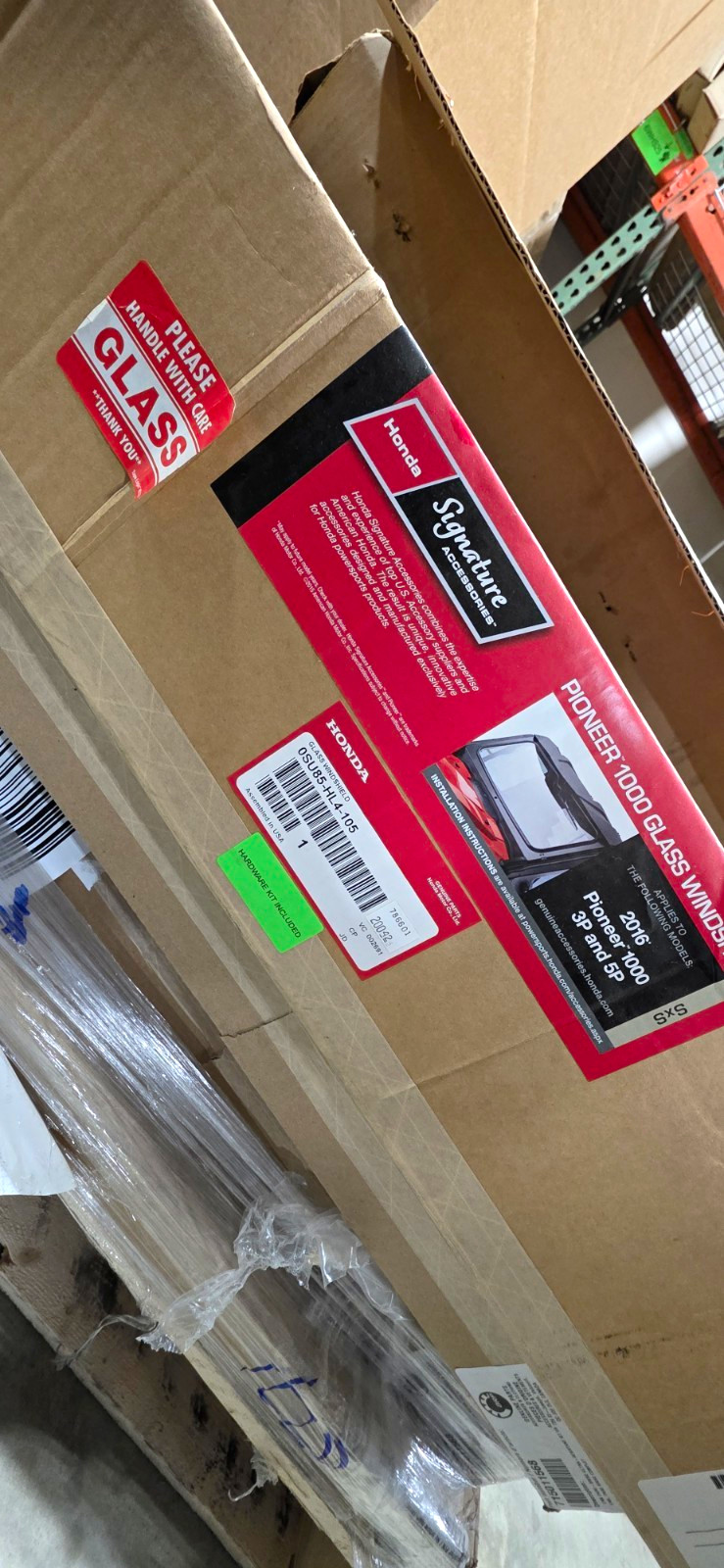 Honda Pioneer 1000 Glass Windshield