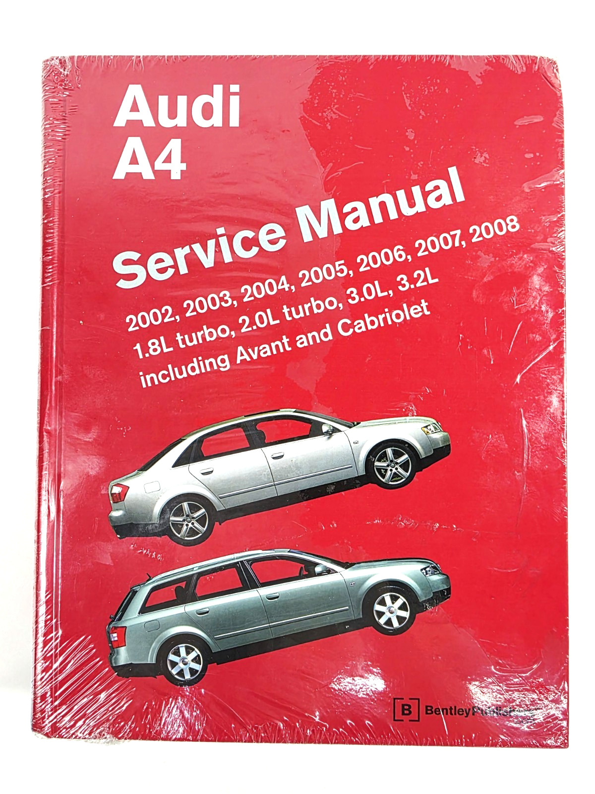NEW Service Repair Manual 2002-2008 Audi A4 Avant Cabriolet A408 Hardcover Book NEW Service Repair Manual 2002-2008 Audi A4 Avant Cabriolet A408 Hardcover Book