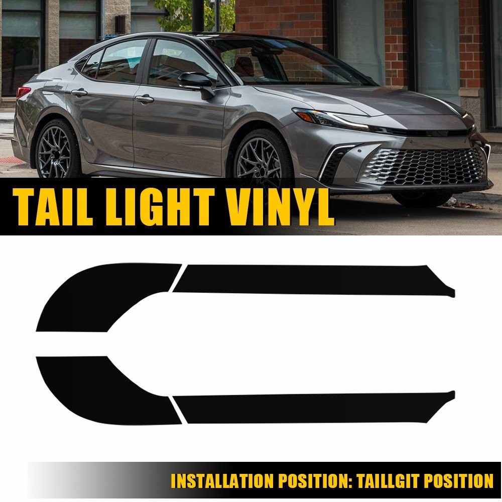 Car Tail Rear Light Cover Decal Sticker Smoked For 2025-2026 Toyota Camry 2-20X