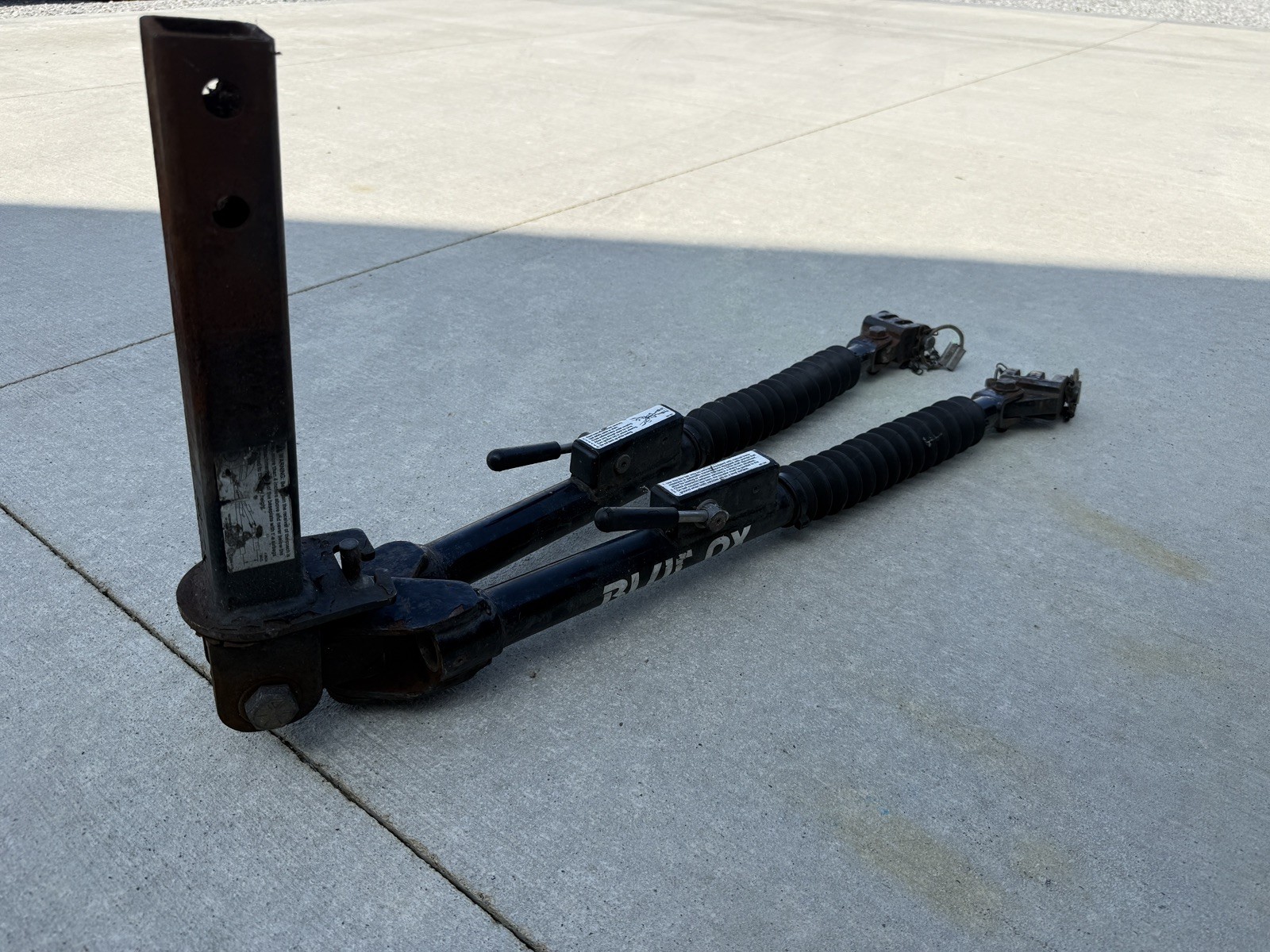 Blue Ox BX7365 Aladdin Tow Bar 6,500 lb Motorhome RV Flat Tow Hitch 2” Reciever