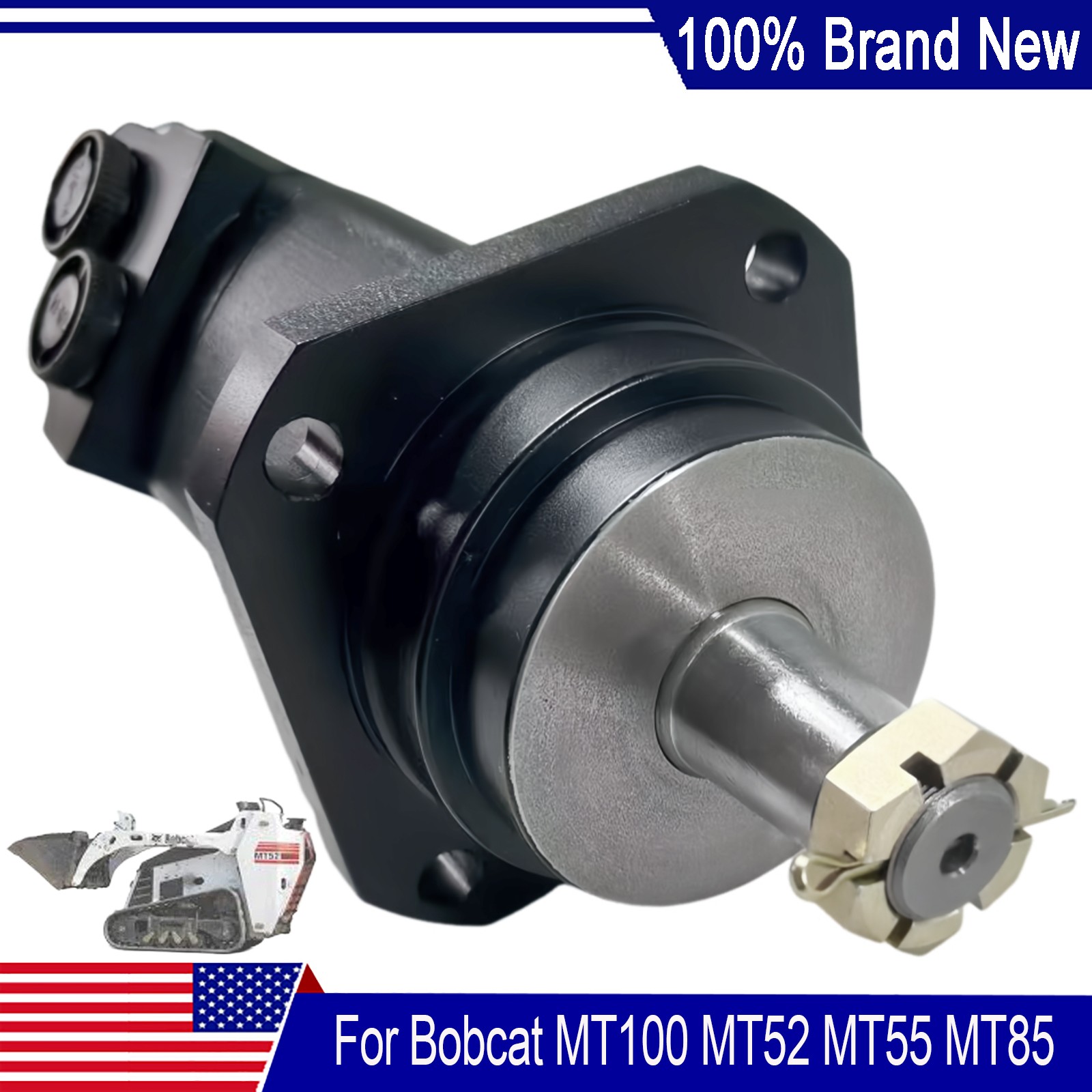 Hydrostatic Drive Motor Left or Right For Bobcat MT100 MT52 MT55 MT85 6686261