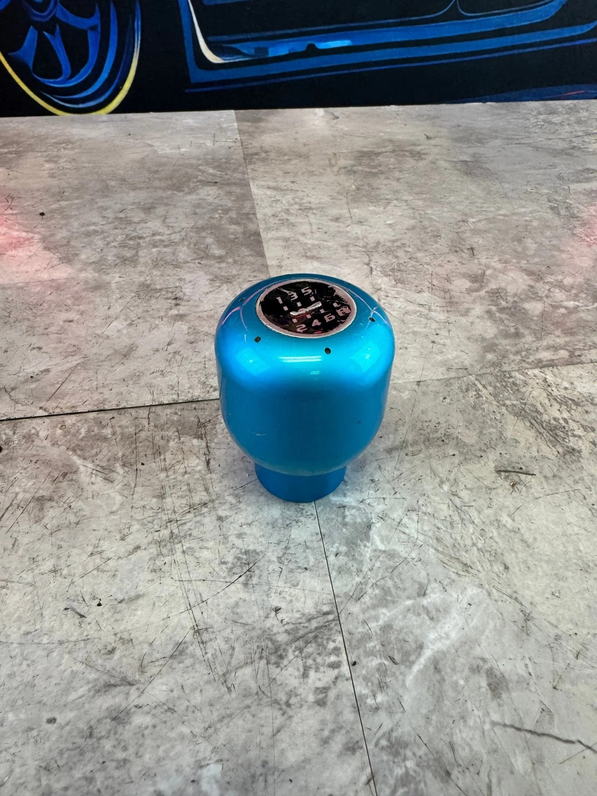 RARE VMS Racing 6 Speed Blue Shift Knob