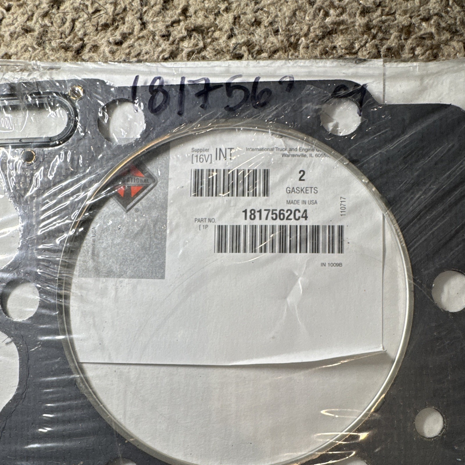 International Trucking Head Gasket 1817562C4 - 1 Head Gasket - OEM Original