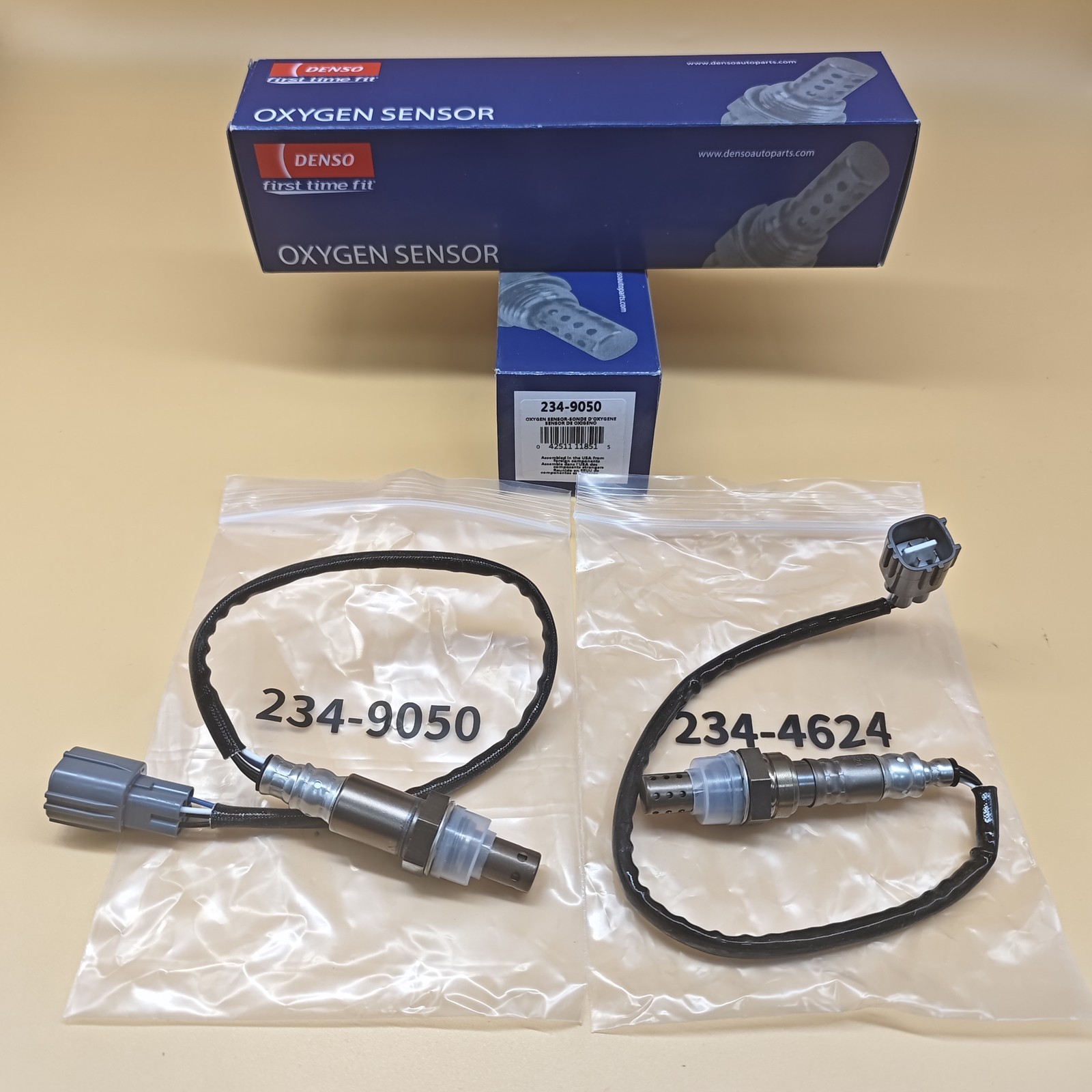 New DENSO Up+Downstream Oxygen 02 Sensors For Toyota Tacoma 2005-2012 4WD 2.7L