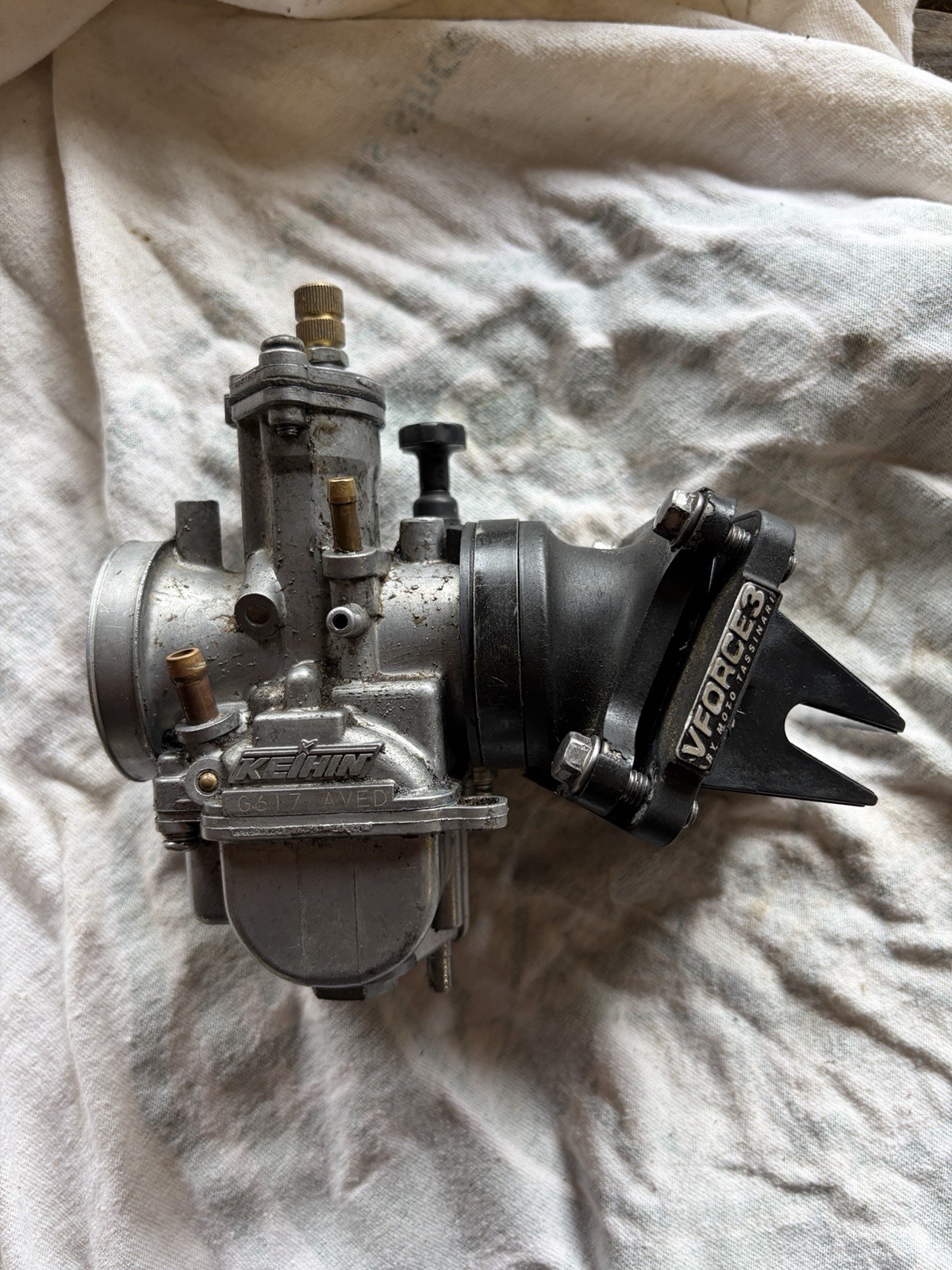 2001-2013 2008 KAWASAKI KX85 OEM CARBURETOR+VFORCE3 REEDS