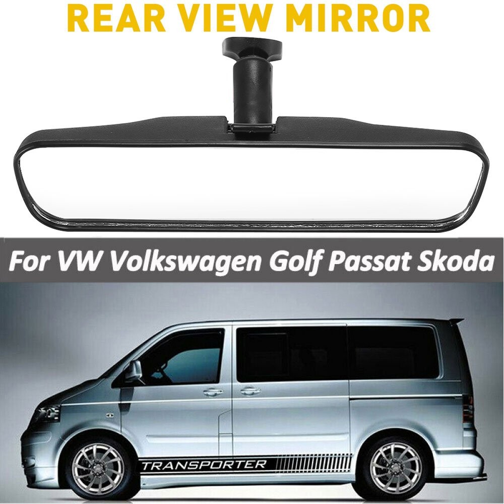 Universal Inner Inside 8 Interior Inch Rearview Rear View Mirror w/Adhesive Kit