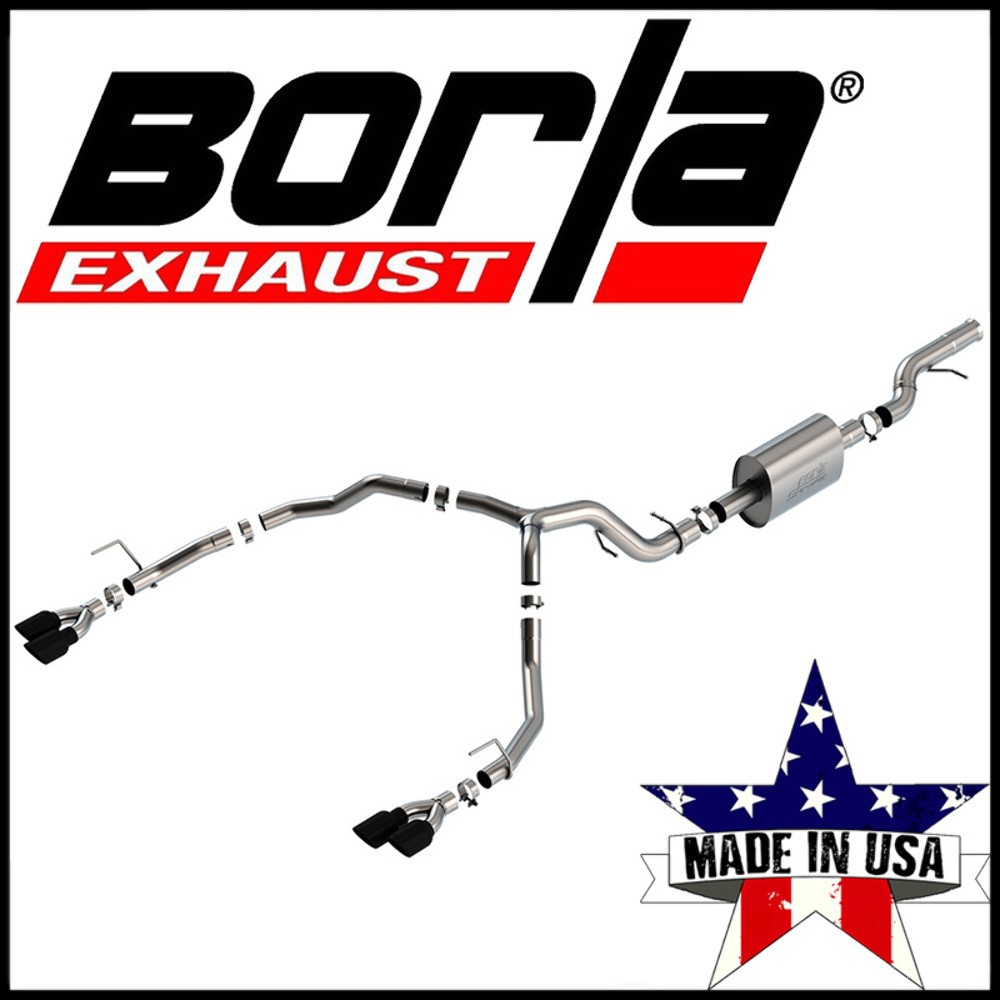 Borla S-Type Cat-Back Exhaust System fits 21-26 Chevy Tahoe / GMC Yukon 6.2L V8