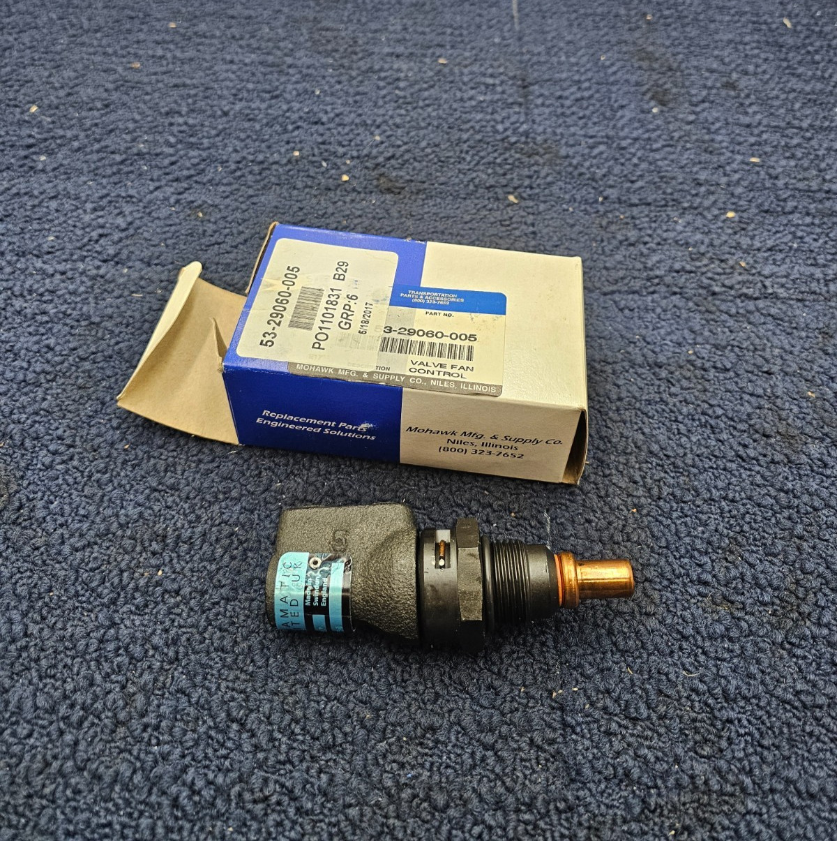 Mohawk Dynamatic Limited 553109857150 Thermo Control Valve 53-29060-005