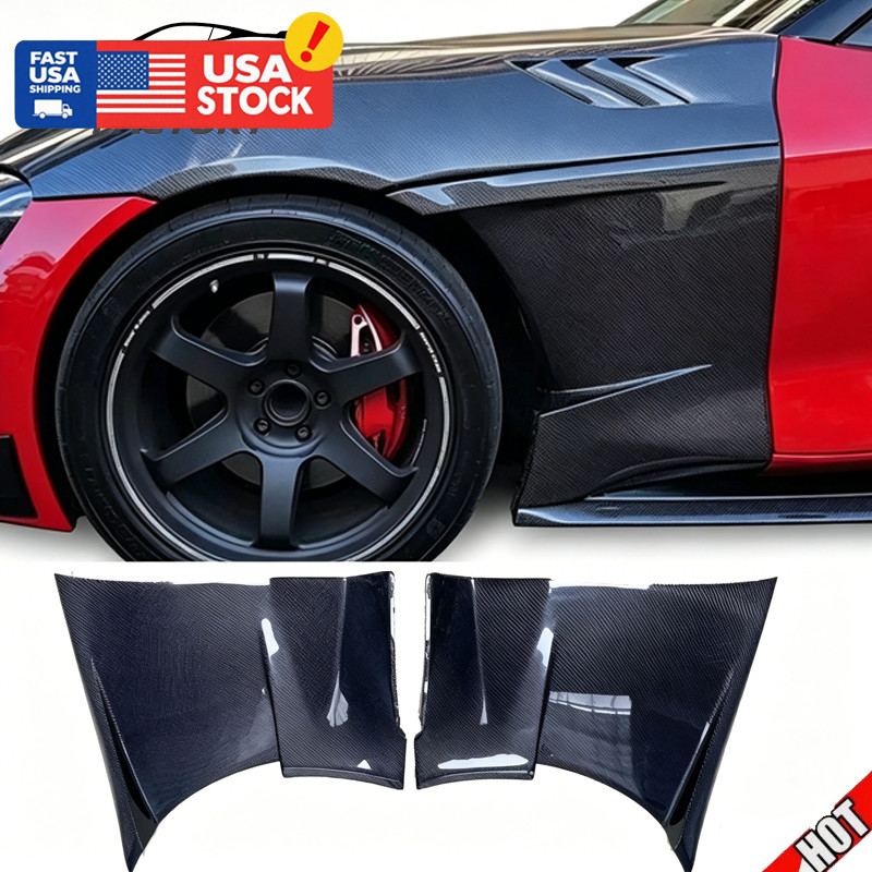 Real Carbon Fiber Creations EVS Front Fenders For 19-23 Supra A90 A91 21-24