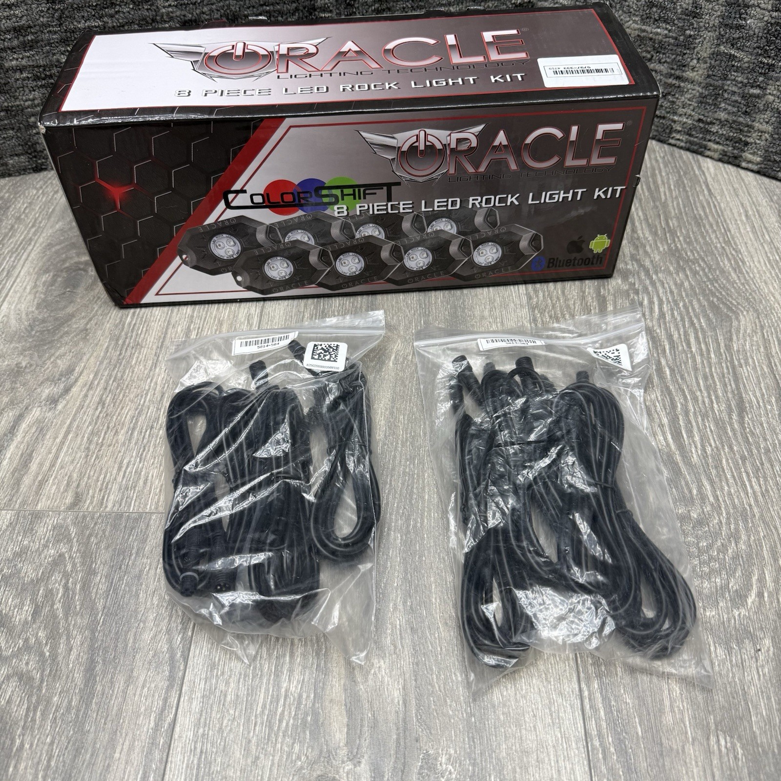 Oracle Lights 5797-333 Bluetooth Color Shift Underbody Rock Light Kit 8 Pieces Oracle Lights 5797-333 Bluetooth Color Shift Underbody Rock Light Kit 8 Pieces