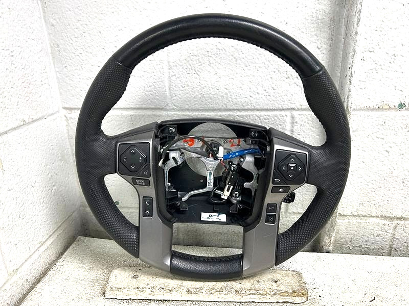 2016-2023 Toyota Tacoma Steering Wheel Assembly Black Leather OEM