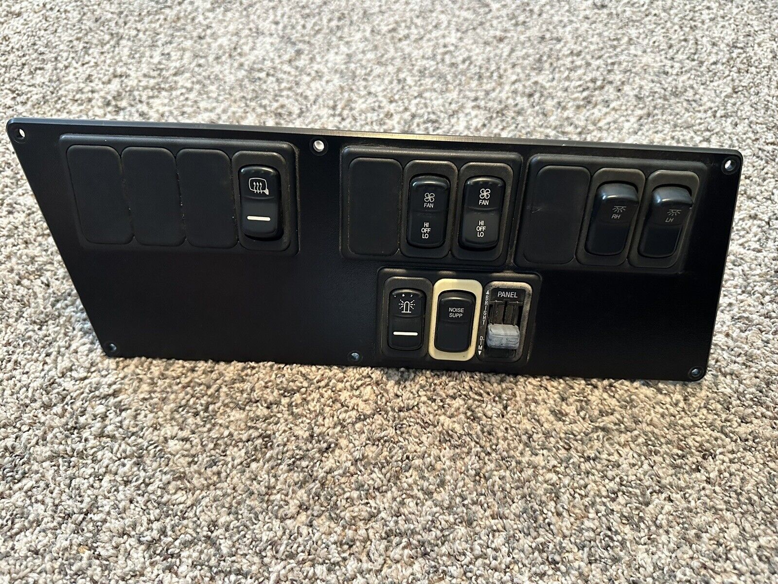 Bluebird vision school bus Dash panel eight switches included