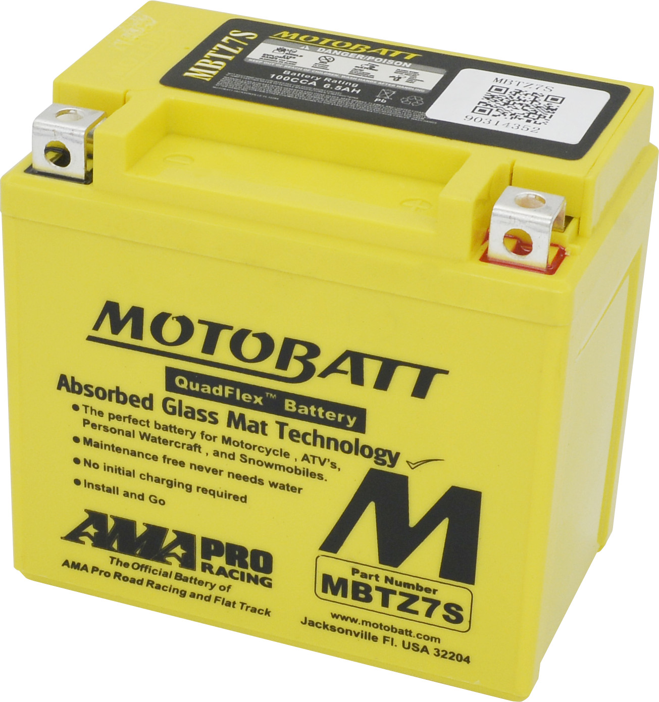 MOTOBATT - Battery MBTZ7S Sealed Factory Activated | MBTZ7S