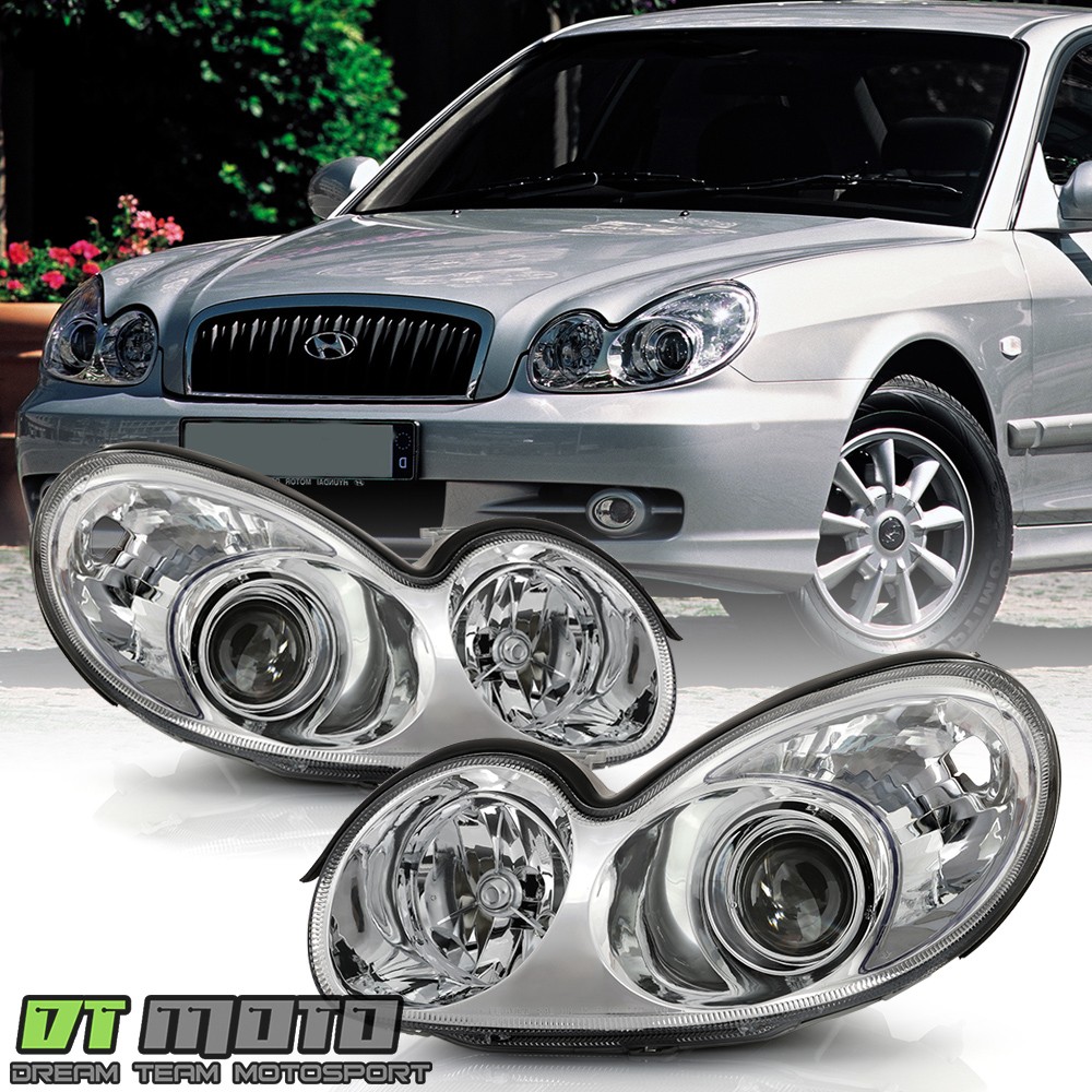For 2002-2005 Sonata Factory Style Headlights HeadLamps Replacement Left+Right For 2002-2005 Sonata Factory Style Headlights HeadLamps Replacement Left+Right