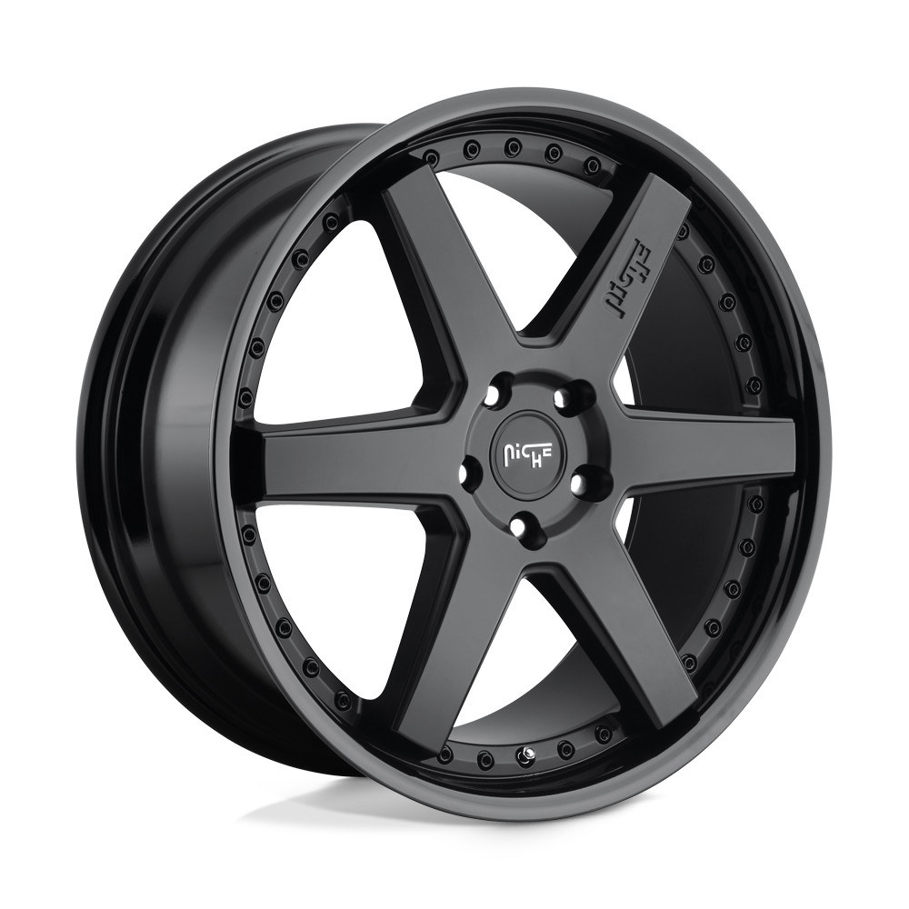 19x10 Niche M192 ALTAIR GLOSS BLACK MATTE BLACK Wheel 5x112 (50mm)