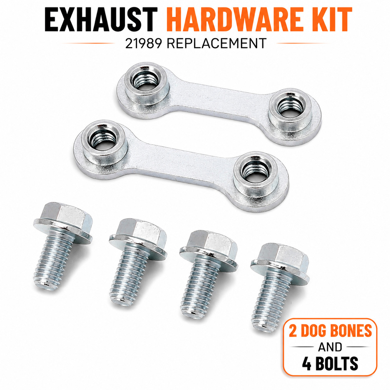 Exhaust Dog Bone Link Blocks 21989 for Harley Vance Hines Muffler Mount Hardware