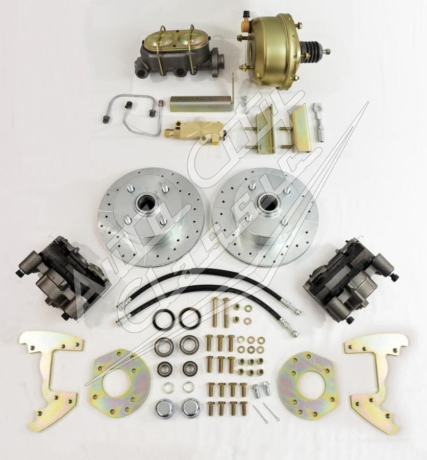 1964 1965 1966 mustang 4 lug 6 cylinder power front disc brake conversion
