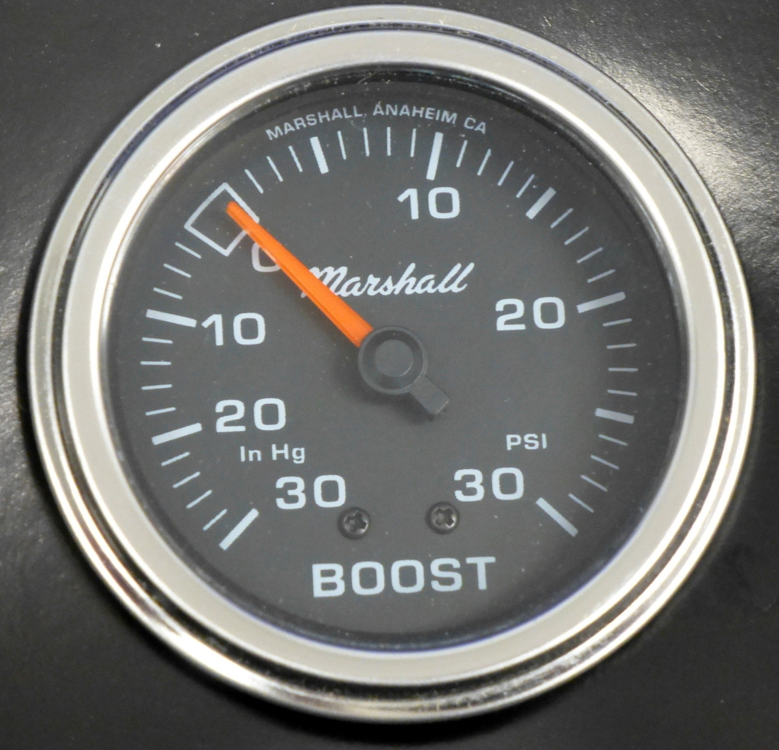 Marshall Comp II 3011 Mecanical Vacuum Boost Gauge 2 5/8\ Marshall Comp II 3011 Mecanical Vacuum Boost Gauge 2 5/8\