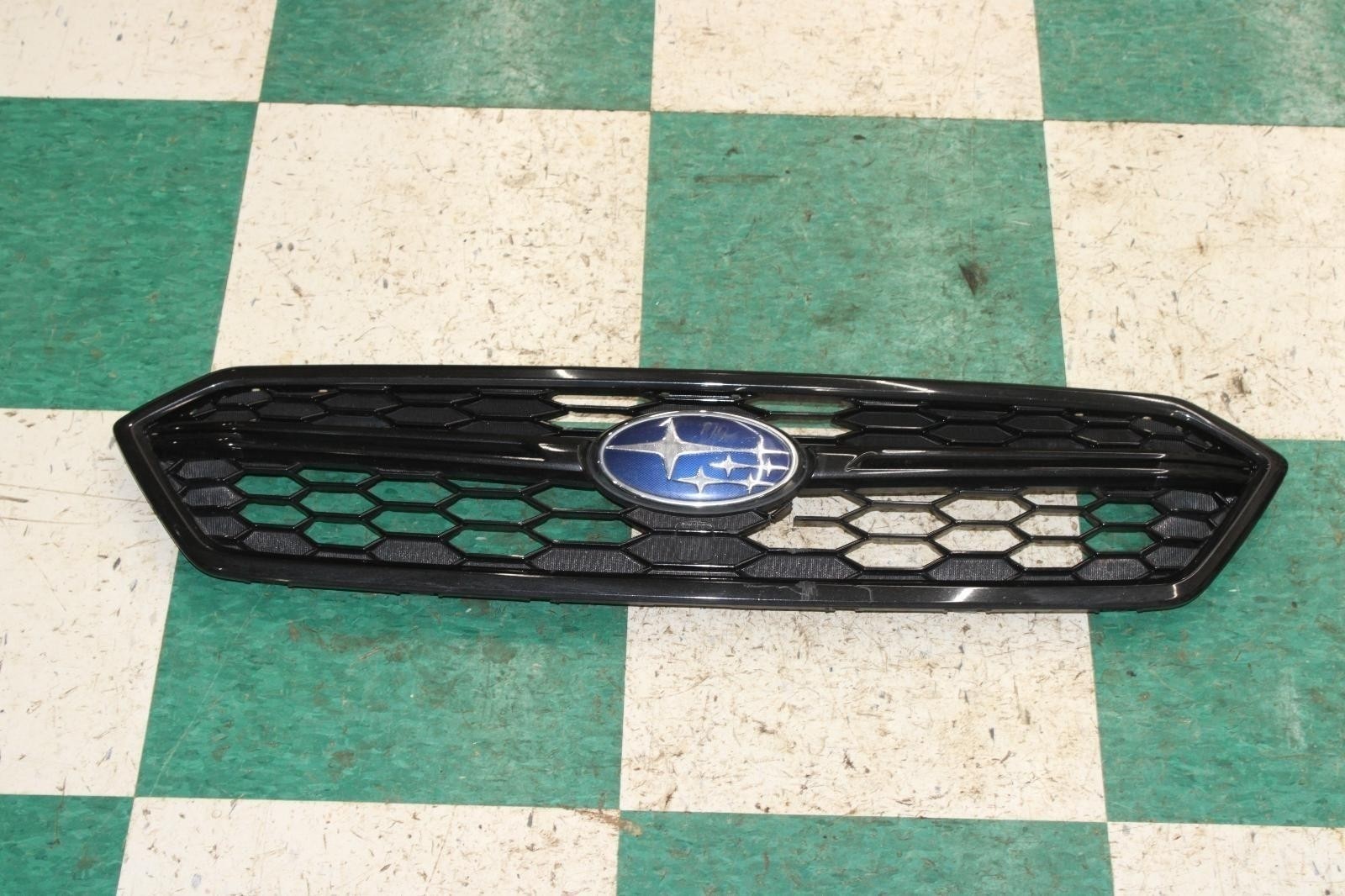 ⚠️DMG⚠️ 15-22 WRX Black Front Upper Grill Panel Assembly Hood OEM OE Factory WTY