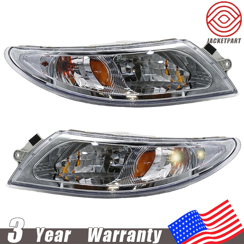 2pc Headlights Assembly for International Durastar 4200 4300 4400 4900 2002-2018