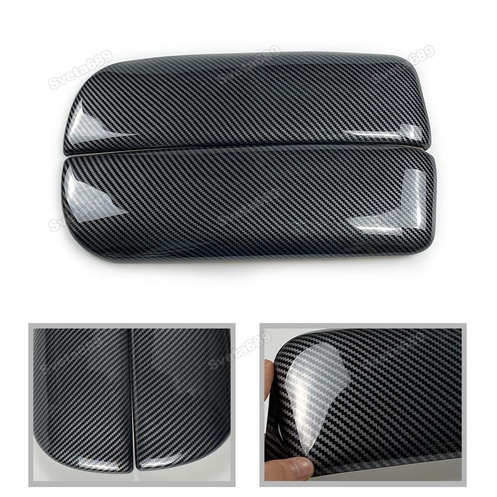 For BMW X5 X6 F15 F16 2014-19 Carbon Fiber Armrest storage Box Console Cover
