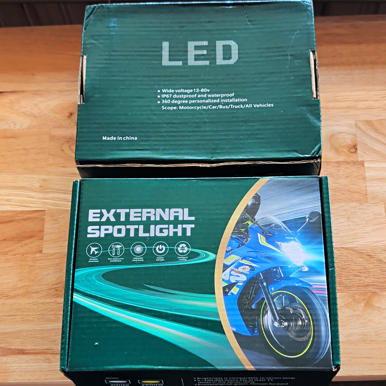 External Headlight/Spotlight For Motrcycle, Autmobile, ATV, RV,Boat Ect. 12-80v External Headlight/Spotlight For Motrcycle, Autmobile, ATV, RV,Boat Ect. 12-80v