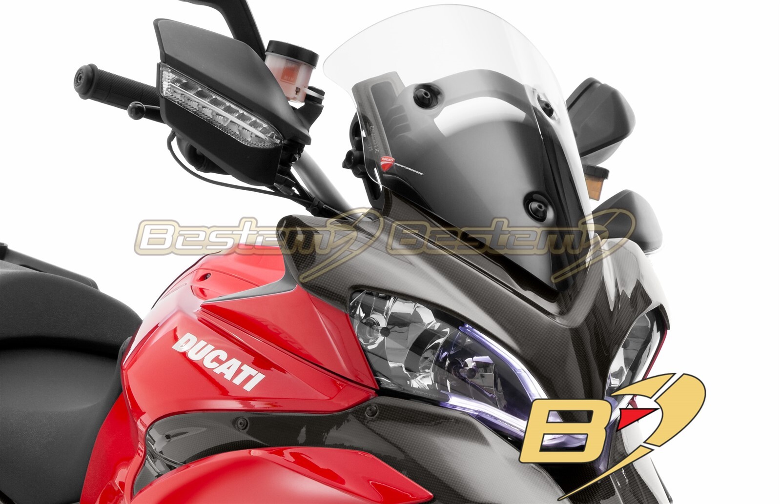 2010-2012 Ducati Multistrada 1200 100% Carbon Fiber Cockpit Cover