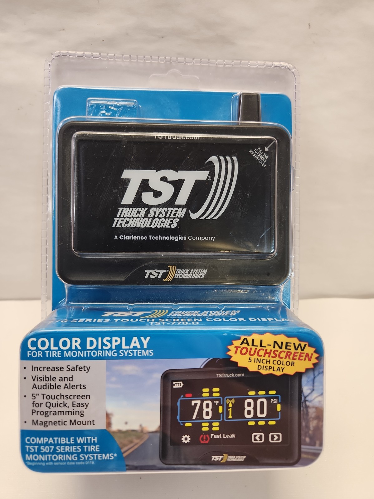 Truck System Technologies TST-770-D | 5” Color Display | Tire Monitoring