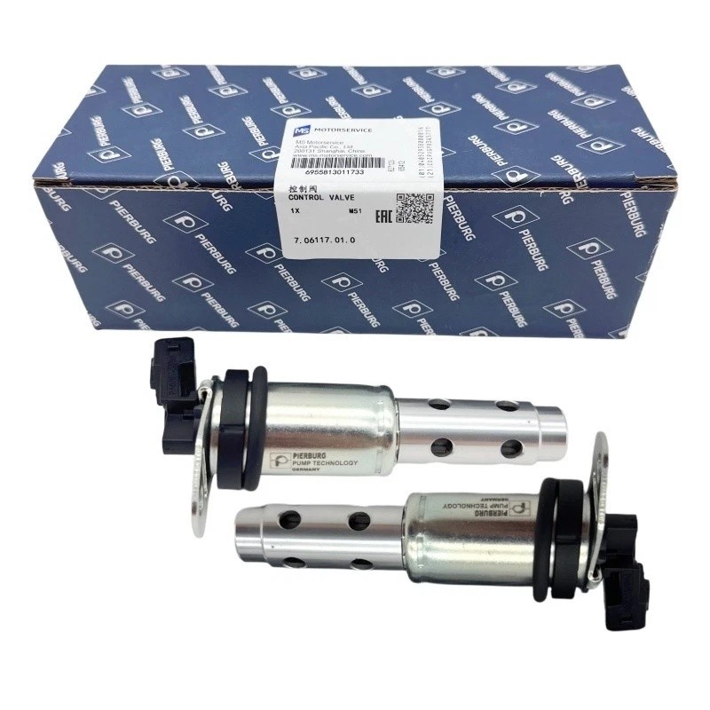 2× PIERBURG VVT Vanos Solenoid 11367585425 for BMW N52 N54 E60 E61 E70 E90