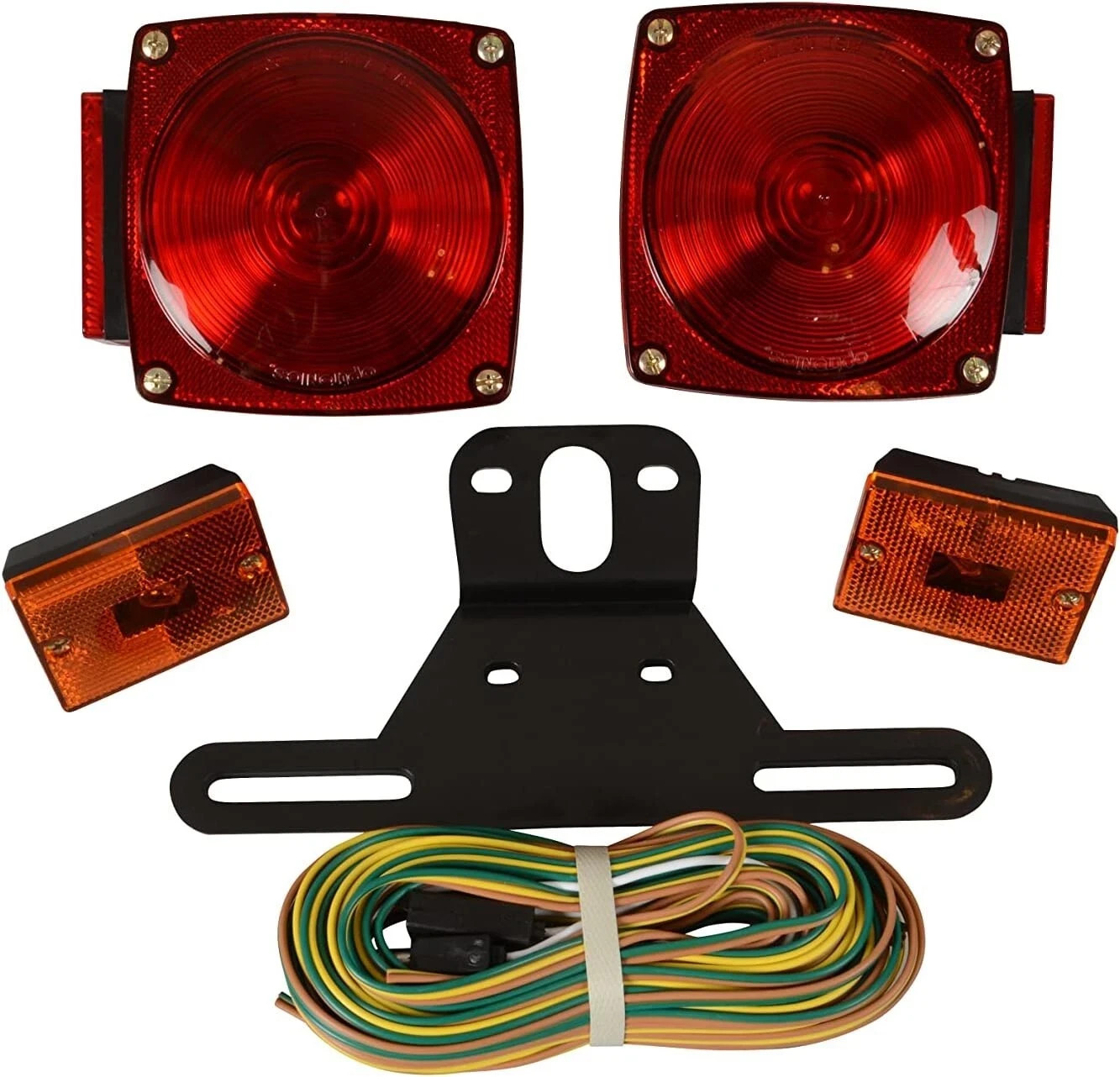 Trailer Lights KIT Utility RV 12V wiring Stop Turn Tail Side Marker