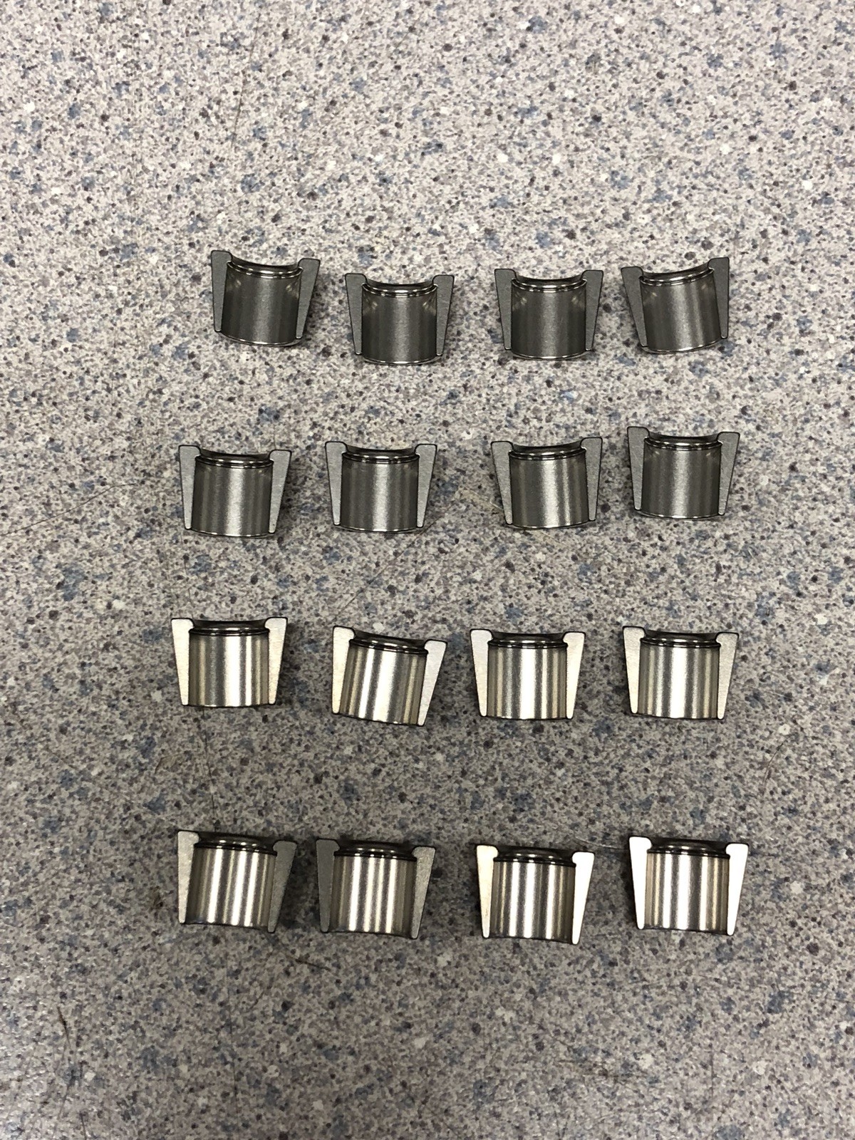 NEW Nascar Del West Titanium 5/16 Valves Locks Keepers standard 7* retainers NEW Nascar Del West Titanium 5/16 Valves Locks Keepers standard 7* retainers