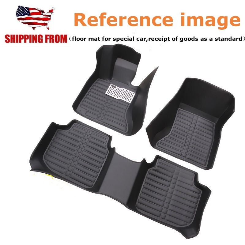 Waterproof Custom Fit Floor Mats Liner XPE All-Season For Chevy Malibu 2008-2012